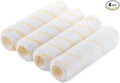 Bates- Paint Roller Covers, 9", Yellow Stripes, 4 Pack, Covers for Paint Rollers 9 Inch, 9 Inch Paint Roller Covers, Paint Roller Cover, Paint Roller Covers 9 Inch, Large Paint Roller Covers