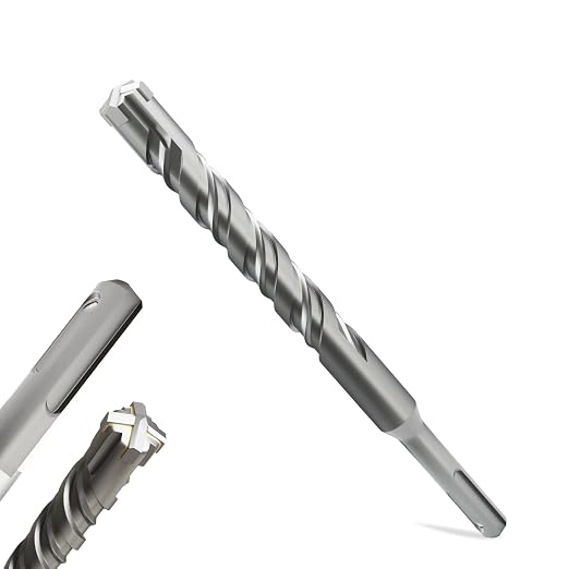 SDS Plus Rotary Hammer Drill Bits, (3/4"*8"-19mm*210mm) - 4 Carbide Cutting Edges, Ideal for Masonry| Heavy-Duty Masonry |Hammer Drill Bits for Precision Drilling