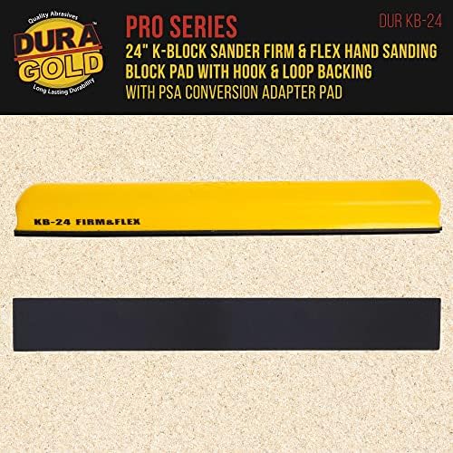 Dura-Gold 24" K-Block Sander Firm & Flex XL Longboard Hand Sanding Block