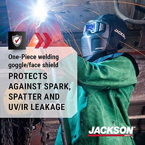 Jackson Safety Rebel Auto Darkening Welding Mask, Variable ADF - ANSI Z87.1