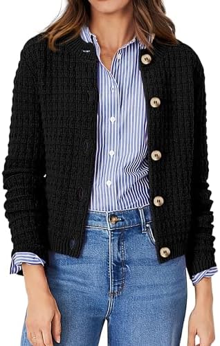 PRETTYGARDEN Women's Fall Lightweight Cardigan Sweaters