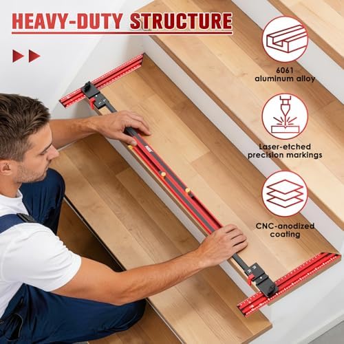 Stair Tread Template Tool - No Assembly Required Stair Tread Jig