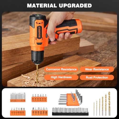 157-Piece Tool Set, 8V Cordless Drill Set, Hand Tool Kit for Men and Women