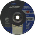 Norton Gemini Depressed Center Abrasive Wheel, Type 27, Aluminum Oxide, 3/8" Arbor, 4" Diameter x 1/8" Thickness (Pack of 25)