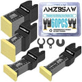 AMZBSAW 60PCS Titanium Metal Cutting Blades for Wood, Nails & Plastic