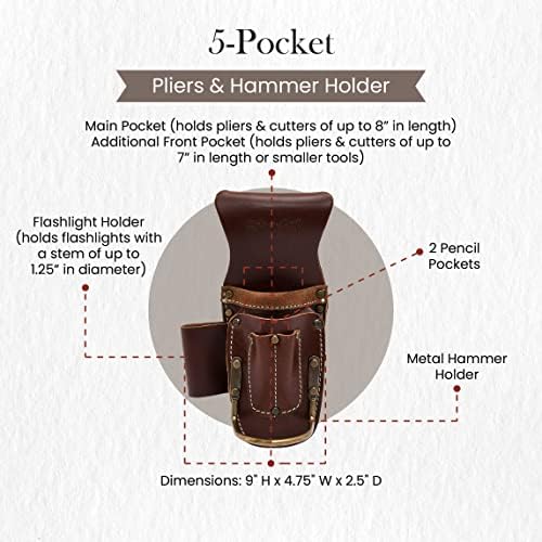 Style n Craft 9-Pocket Carpenter’s Nail and Tool Pouch