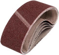 HARFINGTON 4 x 24 Inch Sanding Belts, 5 Pcs 40 Grits Aluminum Oxide