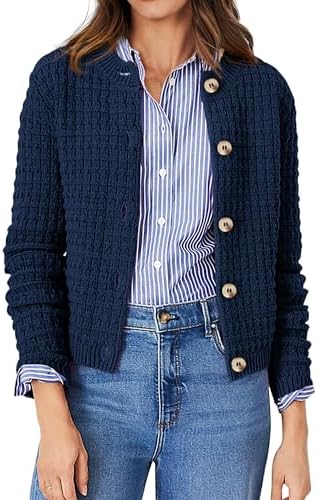 PRETTYGARDEN Women's Fall Lightweight Cardigan Sweaters