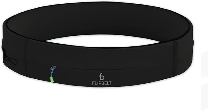 FlipBelt Zipper Running Belt, Waist Pack for Fitness and Running, US Company