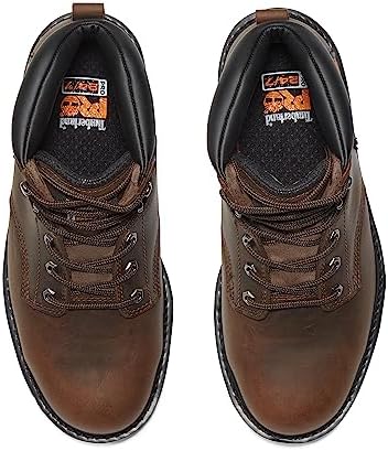 Timberland PRO Men's Pit Boss 6 Inch Steel Safety Toe Industrial Work Boot