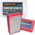 POWERTEC Diamond Hand Polishing Pads 100 Grits 2Pack, Diamond Sanding Block for Polishing and Grinding Porcelain, Ceramic Tile, Glass, Granite, Stone, Wood & Metal (71905-P2)