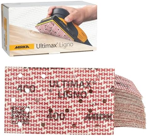 Mirka Abrasive Sheets Ultimax Ligno 3x5 Grip Multifit P400 50 Pack