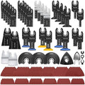 Trivd Frol 121 PCS Oscillating Saw Blades, Multitool Blades with Sandpaper