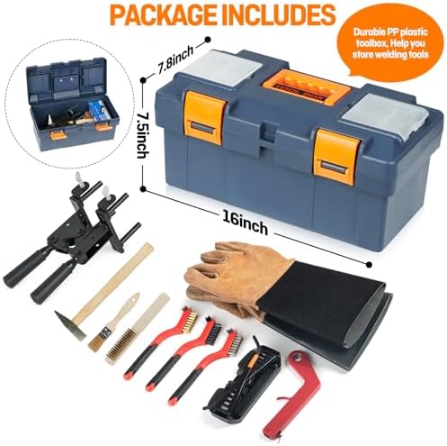 3 Inches Welding Handle Clamp Accessory Kit with a Toolbox