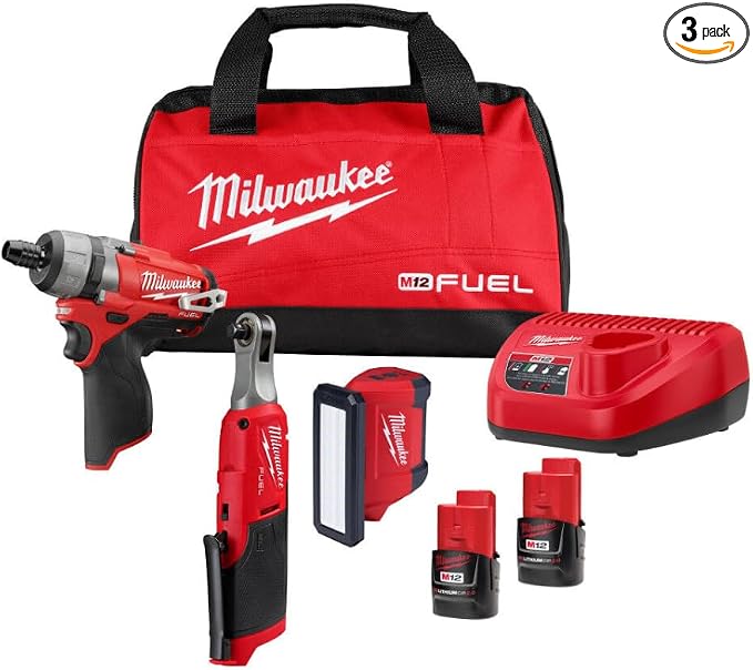 Milwaukee Electric - M12 3PC SCREWDRIVING KIT