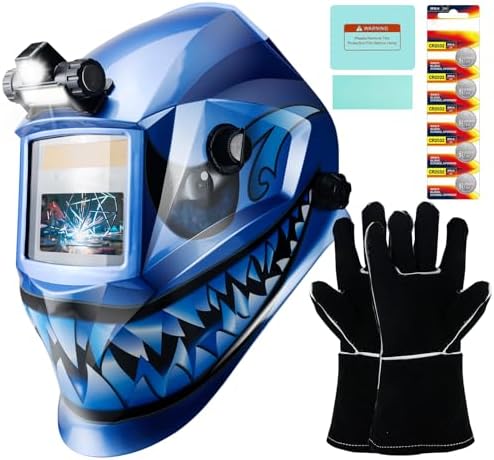 TRQWH Welding Hood Auto Darkening Welding Helmet with Light True Color