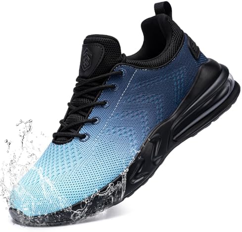 LARNMERN Men Chef Shoes Non Slip Work Waterproof Slip-on