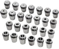 26 Pcs ER32 Spring Collet Set 1/32"- 13/16"