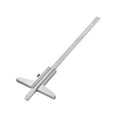 0-200mm Depth Vernier Caliper Micrometer Measuring Tool, 0.02mm Resolution,Carbonsteel Caliper Measuring Tool, DRINYOUNG (0-200/128in Depth Caliper)