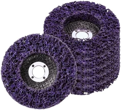 6Pcs 4" x5/8"(Arbor) Paint Stripper Discs for Angle Grinder Purple