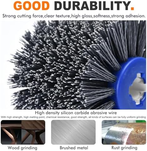 Burnishing Polishing Machine, M10 Handheld Metal Burnishing Machine Multifunctional Angle Grinder Drawing Wheel Part Power Tool Accessories for Grinding, Polishing, Fine Polishing
