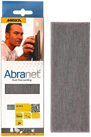 Mirka Abranet Abrasive Sheets 2.75x8 inch Grit 320 Hook and Loop