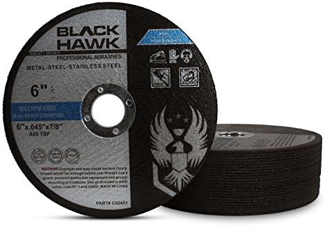 BHA 6" x.045 x7/8" Cut-Off Wheels for Metal & Stainless - 75 Pack