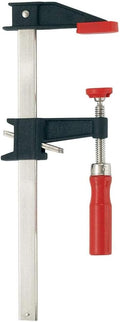 Bessey Clutch Style Bar Clamps - 12 In 1200 lb - GSCC5.012- Woodworking Clamps with Ergonomic Handle, Non-Marring Pads, Durable Cast-Iron Jaws & Serrated Rail for Carpentry & Cabinetry