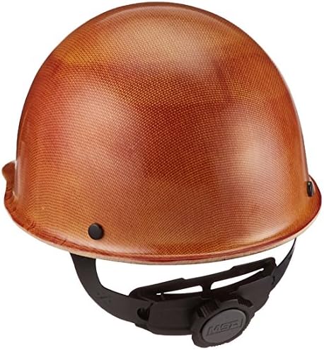 MSA Skullgard Cap Style Safety Hard Hat with Suspension - Non-Slotted Cap, Made of Phenolic Resin, Radiant Heat Loads up to 350F | Fas-Trac III Ratchet Suspension