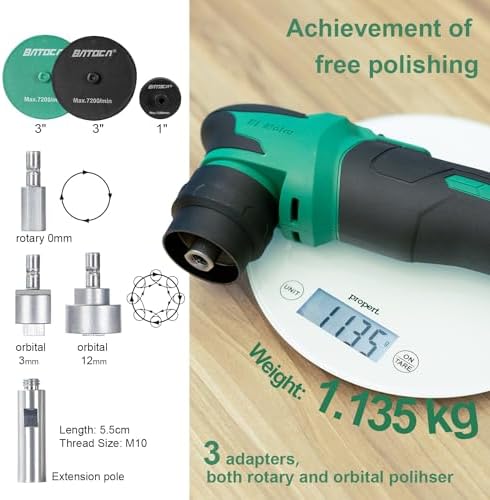 BATOCA S4 Brushless RO&DA Car Buffer Polisher Headlight Restoration Kit