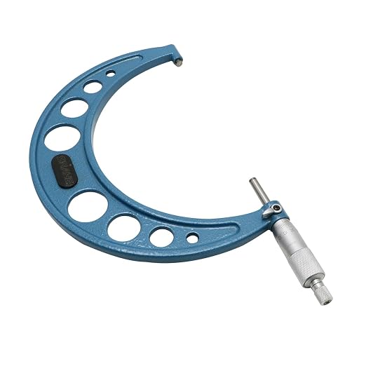 SHAHE 6-7''/150-175mm 0.01mm Outside Micrometer Gauge Micrometer Measuring Tool 5201-175A