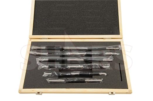 Shars 6-12" x 0.0001" Outside Micrometer Set (6 pcs) 303-2654N R)