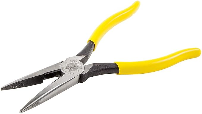 Klein Tools D228-8 Pliers and D203-8 Needle Nose Pliers