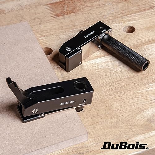 DuBois 51057-P2 MFT Style Hold Down Hold Fast Clamps Woodworking Set, 3/4" (19mm) Bench Dog Hole, Aluminum Quick Clamp and Release, 4 PK