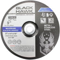 BHA Depressed Center Metal Grinding Wheels for Angle Grinders, 9” x 1/4” x 7/8” - 5 Pack