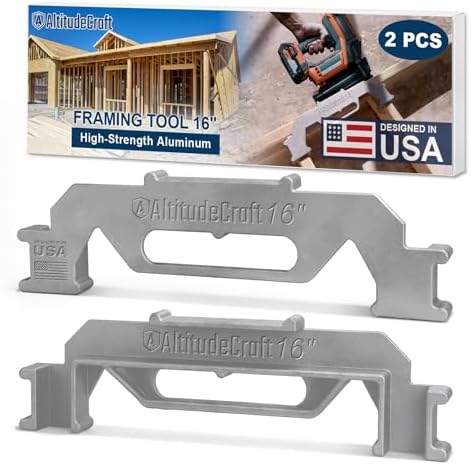 Framing Tools, 16-Inch Stud Layout and Framing Jig, 2-Piece