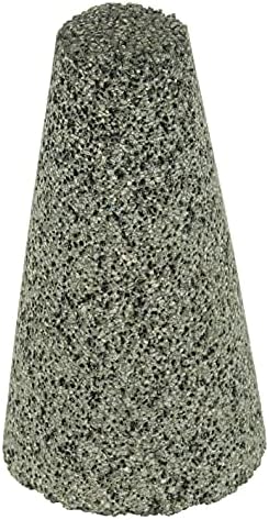 Weiler 68316 Tiger AO Type 17 Flat Tip Portable Grinding Cone, A24-R, 1 3/4" X 3" X 5/8-11, (Pack of 12)