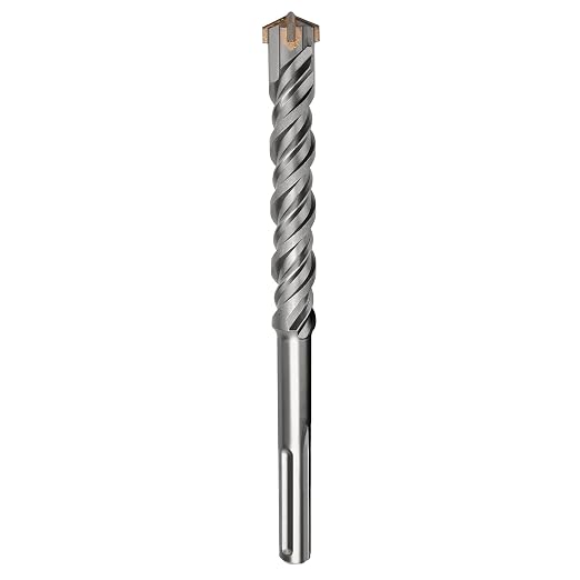 1-3/16 inch x 13-3/8 inch SDS Max Rotary Hammer Drill Bit, Carbide Tipped Concrete Drill Bits for Concrete, Brick, Cement and Stone, inch Length (1-3/16 in x 13-3/8 in)