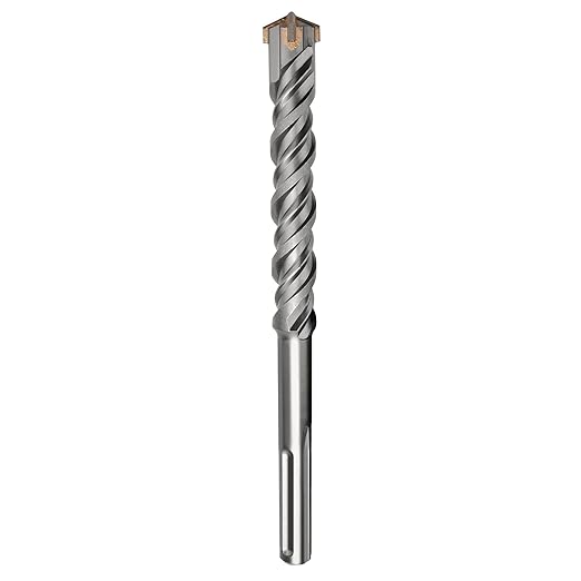 11/16 inch x 13-3/8 inch SDS Max Rotary Hammer Drill Bit, Carbide Tipped Concrete Drill Bits for Concrete, Brick, Cement and Stone, inch Length (11/16 in x 13-3/8 in)