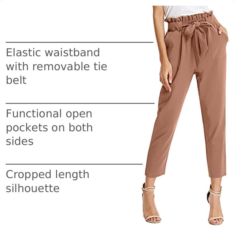 GRACE KARIN Women Work Pants, High Waist Dressy Trousers Business Casual