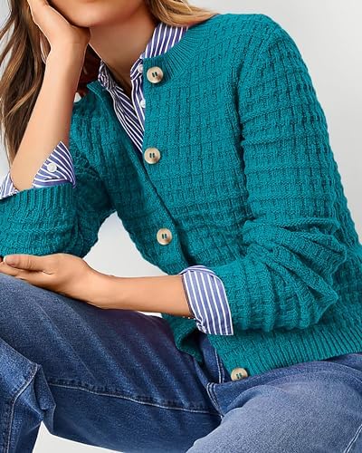 PRETTYGARDEN Women's Fall Lightweight Cardigan Sweaters