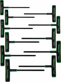 Eklind Tool 68691 Power-T Handle TORX star Key - 11pc set T6-T50 (6In shaft)