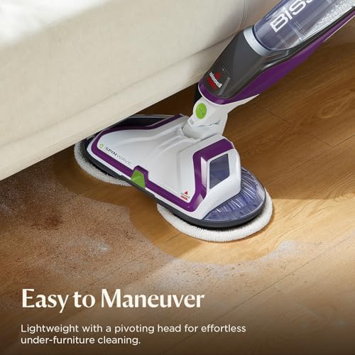 BISSELL SpinWave Pet Hard Floor Corded Spin Mop, 20399