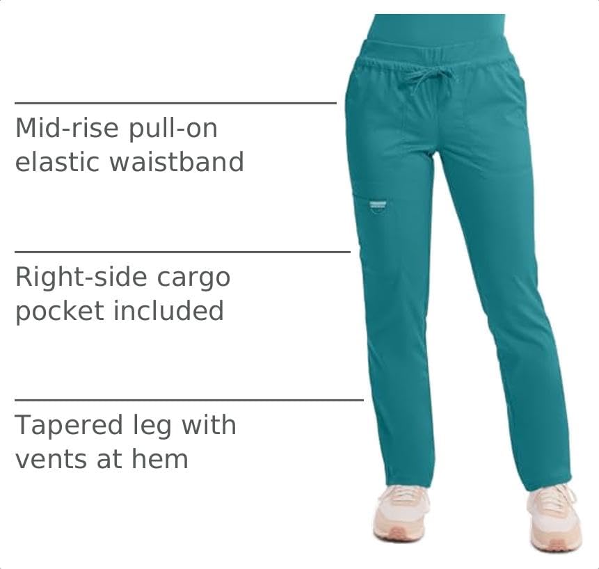 Cherokee WW Revolution Scrubs for Women Tapered Leg Drawstring Pant