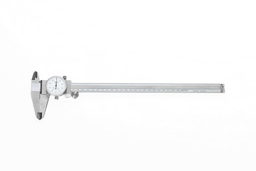 PEC Dial Caliper 0-300mm, Stainless Steel Precision Measuring Tool with Shock-Proof Dial, High Accuracy ±0.03mm