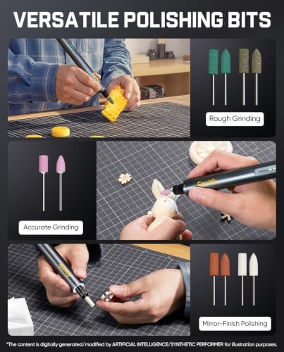 Fanttik Master Refill 42Pcs 3/32" Rotary Tool Accessories Kit for F2 Master