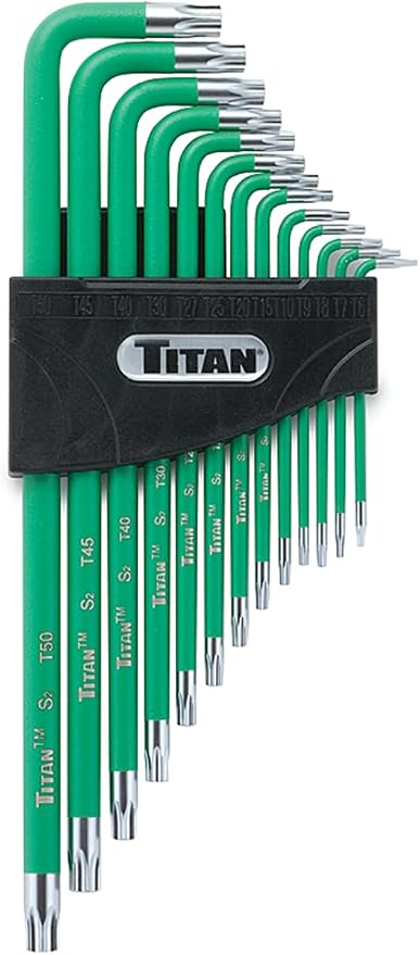 Titan 12715 Extra-Long Arm Tamper Resistant Star Key Set
