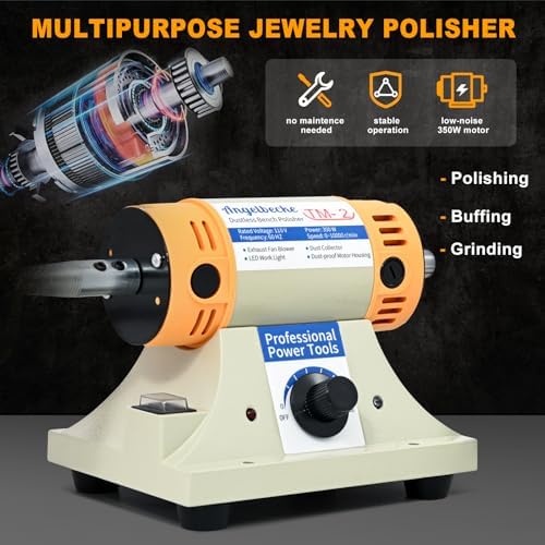 Jewelry Polisher, Adjustable Speed Polishing Machine