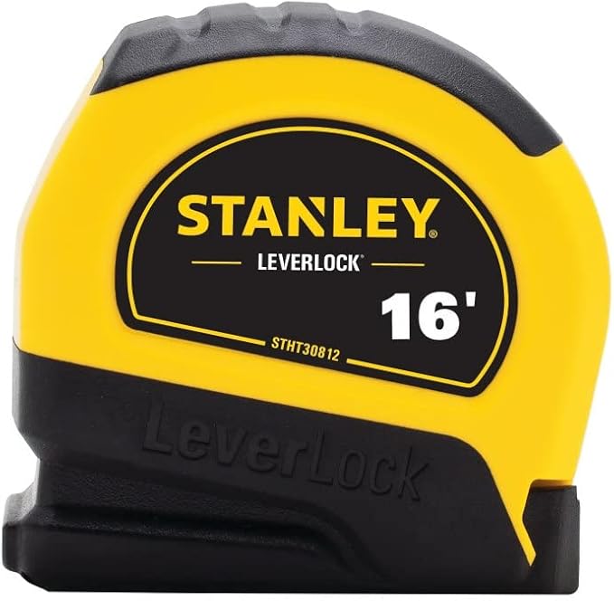 Stanley STHT30812 Lever Lock Tape Rule, 16' x 3/4"