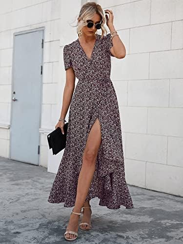 PRETTYGARDEN Women's Boho Floral Summer Maxi Dresses